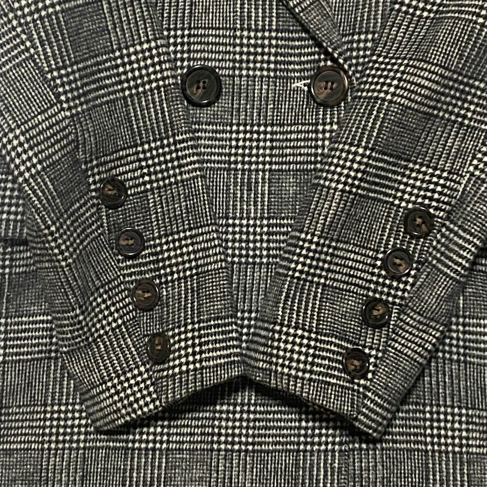 Avec Les Filles Plaid Long Blazer / Jacket - Picture 9 of 10